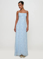 South Of France Maxi Dress Blue