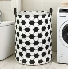 Football Laundry Basket – Large Storage Bin with Handles