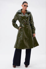 Mitica Patent Trench In Olive