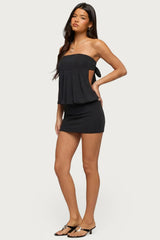 Alannah Backless Strapless Mini Dress