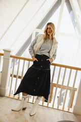 Nicole Knit Sweater In Blue Final Sale