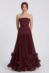 Megan | Elegant Evening Gown Maxi Dress