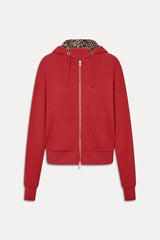 Weekend Zip Up Hoodie - Strawberry Red