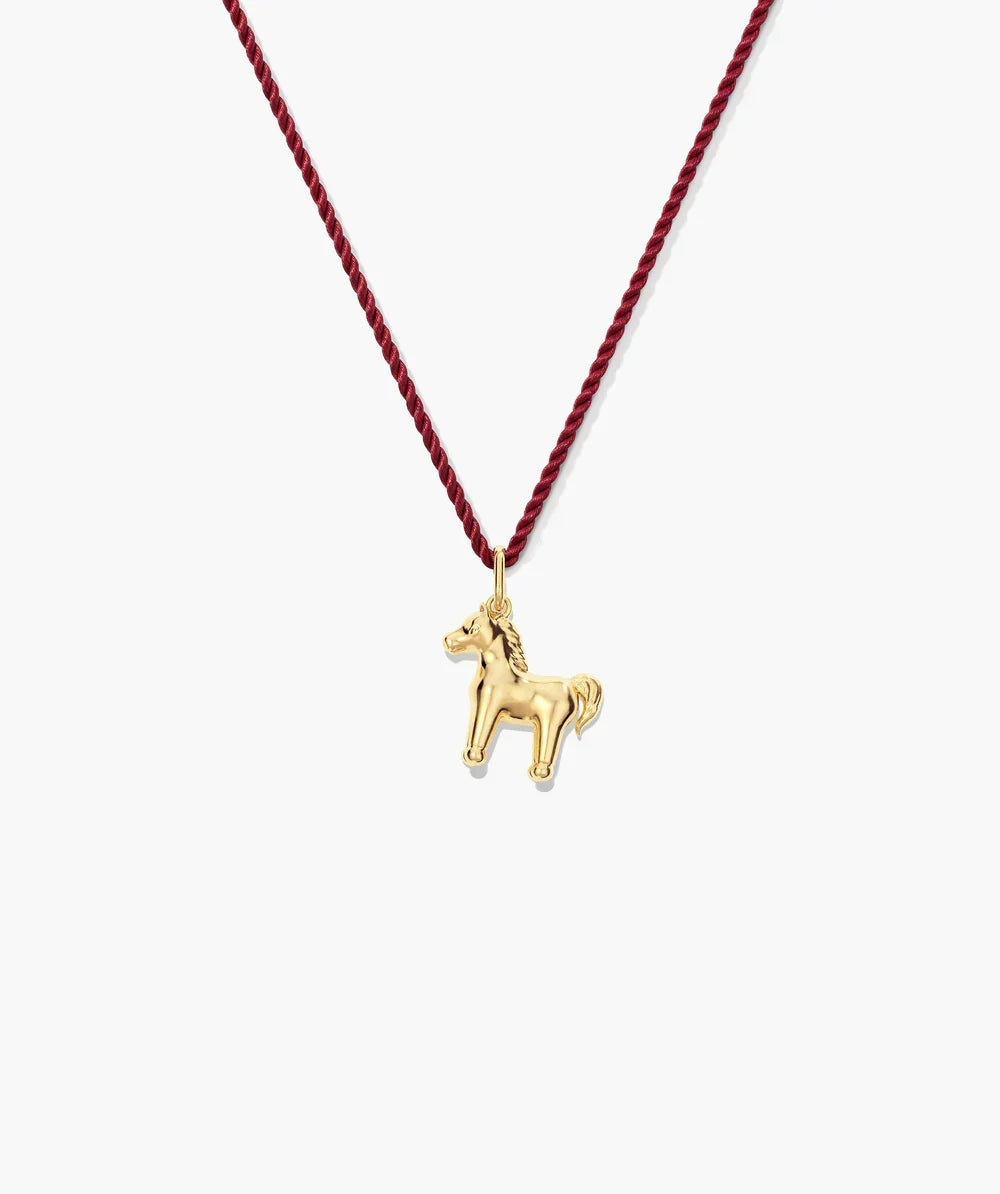 Lucky Horse Charm Necklace
