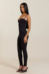 The Sculpt Jumpsuit in Black