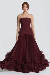 Megan | Elegant Evening Gown Maxi Dress