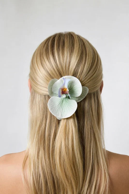 Orchid Bloom Hair Clip