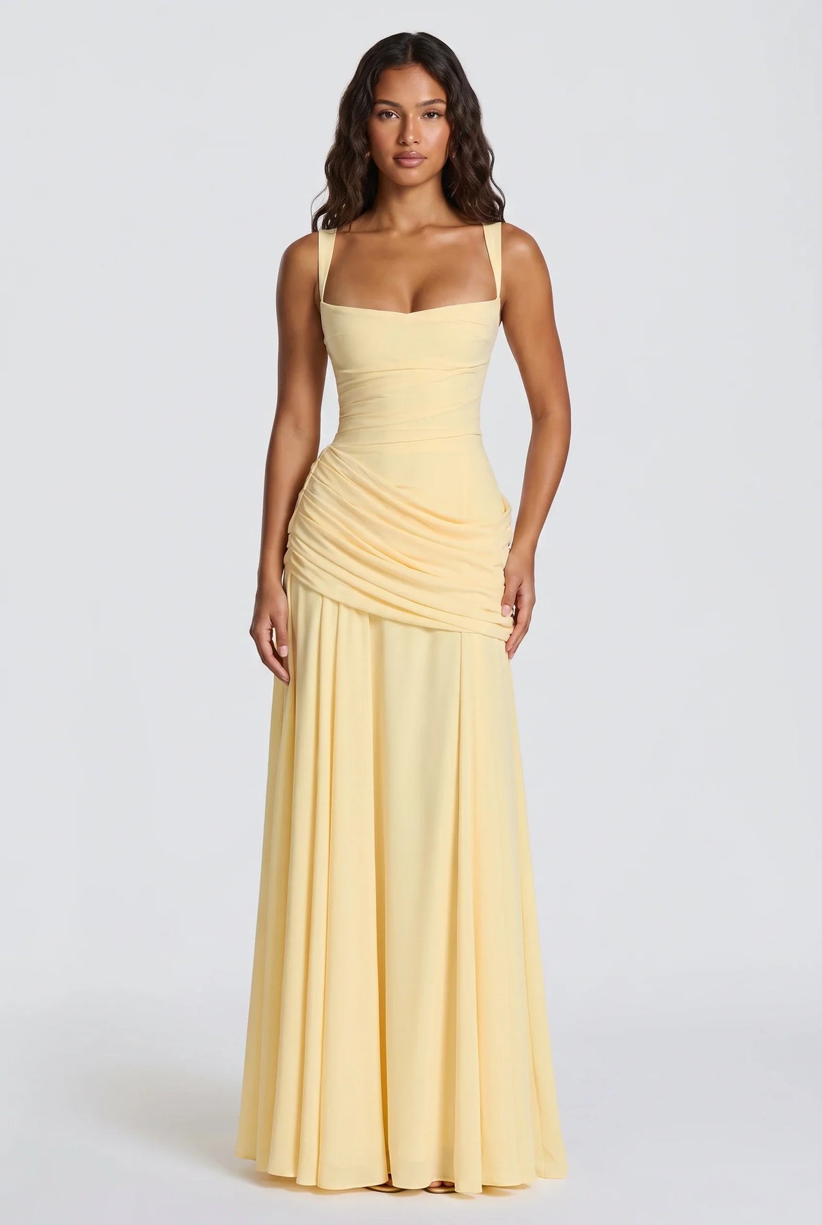 Megan | Flowing Romantic Maxi Dress
