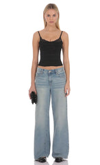 Avelyn Mesh Corset Top