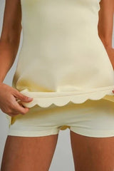 Country Club Scallop Mini Dress