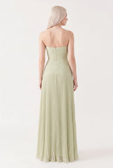 Megan | Sage Green Maxi Dress
