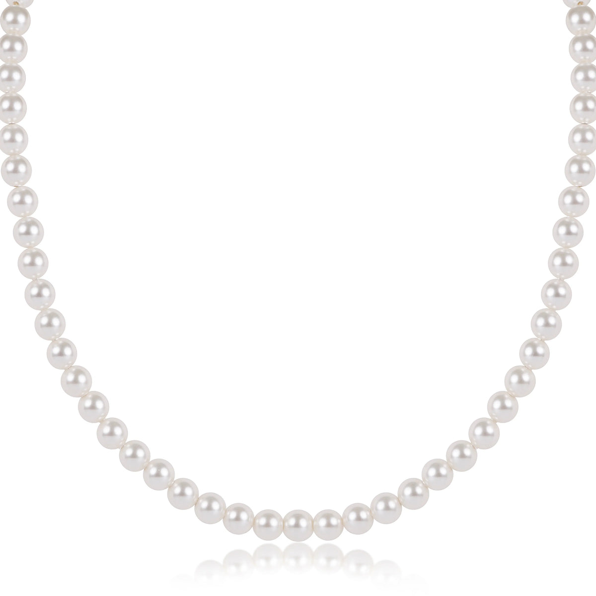 Choker Beaded - Classic Pearl 5mm