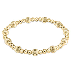Dignity Sincerity Gold 6mm Bracelet