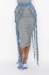 ALICIA DENIM MAXI SKIRT