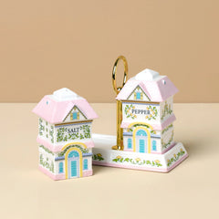 Lenox Spice Village Salt & Pepper with Tray