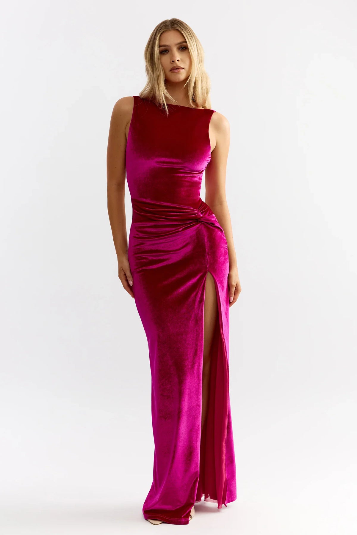 Whitney Dress - Berry