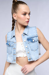 Back To The Basics Denim Vest