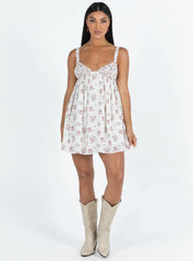 Vance Mini Dress Pink / Floral