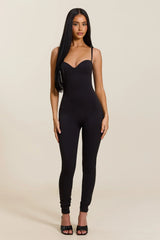 The Sculpt Jumpsuit in Black