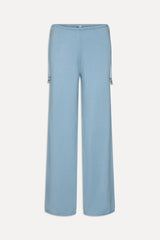 Breeze Low Rise Knit Pants - Blue Vanilla