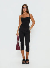 Elanah Structured Cami Top Black