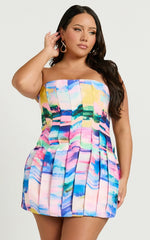 Amalie The Label - Julietta Corset Panel Mini Dress - Int