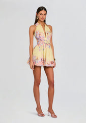 Kysha Short Dress with Belt Buckle