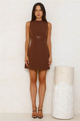 Limited Edition Mini Dress Brown