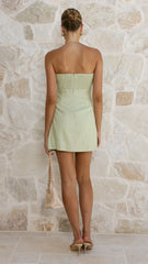 Dana Strapless Mini Dress - Mint