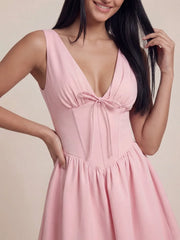 Sweetheart Neckline Corset A-Line Mini Dress