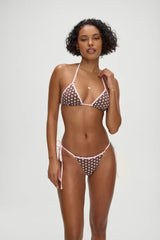 Nick Skimpy Triangle Bikini Top - Cocoa Dot