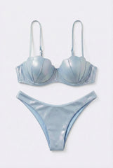 Shiny Mermaid Seashell Bikini