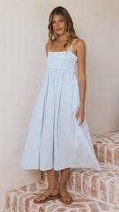Kinsley Midi Dress - Blue