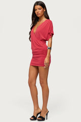 Yaara Wrap Mini Dress