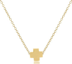 egirl 14" Necklace Gold - Signature Cross Gold