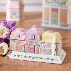 Lenox Spice Village Covered Butter Dish
