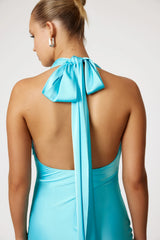 Amalia Dress - Lagoon Blue
