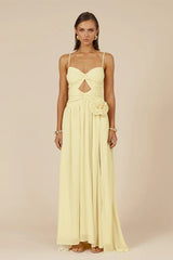 Danika Maxi Dress - Lemon