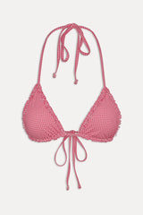Nick Skimpy Triangle Bikini Top - Ladybug Gingham