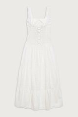 Christabelle Eyelet Maxi Dress - Angel's Wing