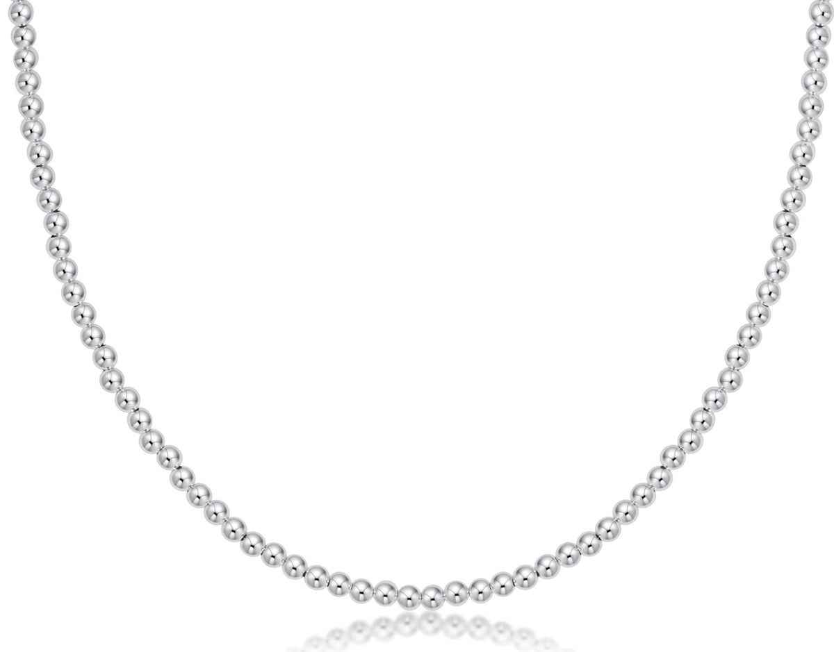 Choker Beaded - Classic Sterling 3mm