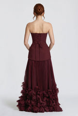 Megan | Elegant Evening Gown Maxi Dress