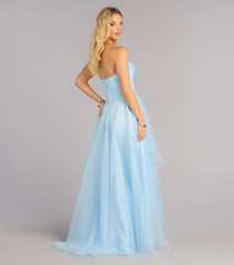 Lilyanne Organza Strapless A-Line Ball Gown