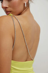 Samira Dress - Mojito Diamante Strap