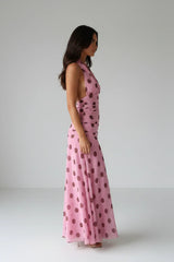 Megan | Polka Dot Maxi Dress