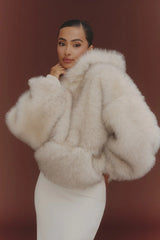 The Blair Hoodie in Cream
