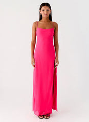 Alouette Maxi Dress - Fuchsia
