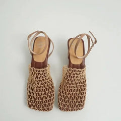 Mesh Weave Heels