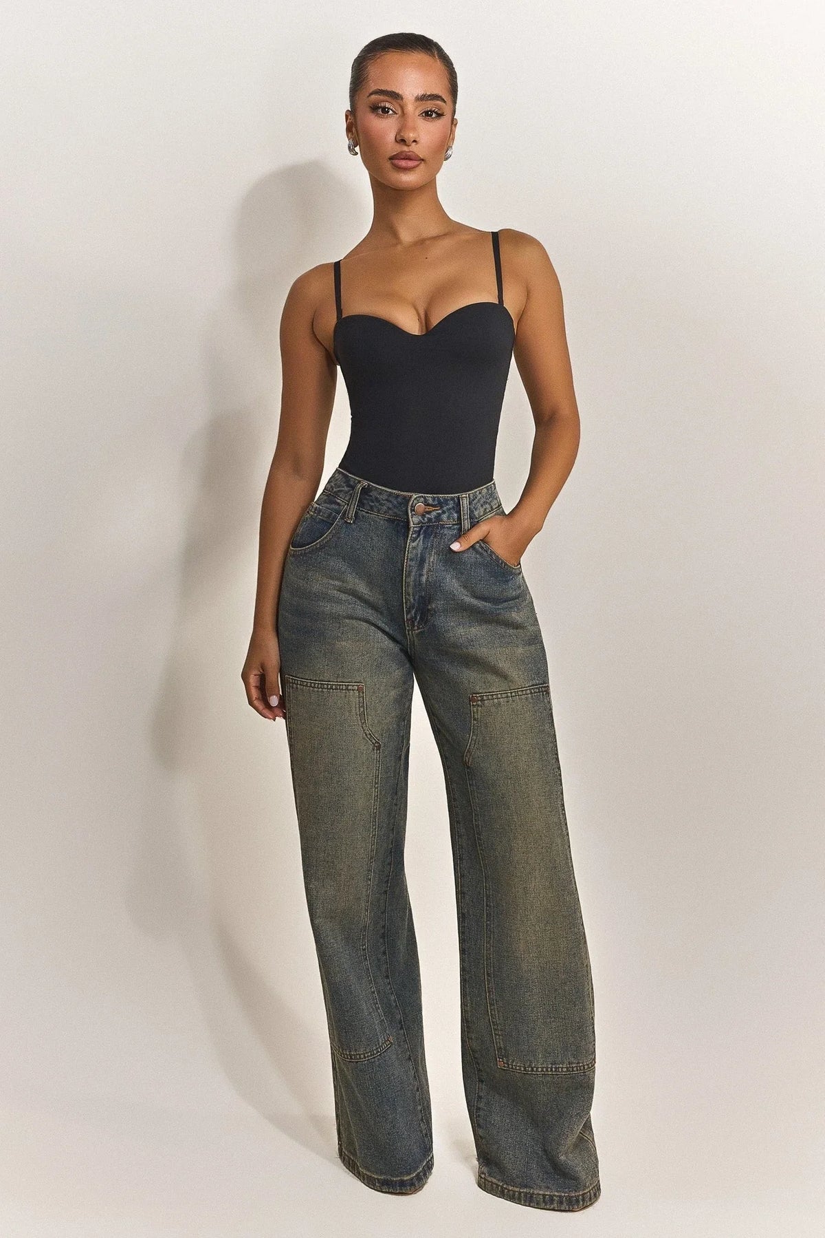 The Sculpt Bodysuit in Black