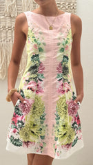 Novalie Shift Mini Dress - Sorbet Symphony